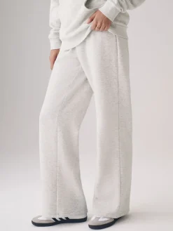 The Set 2 Pack Wide Leg Joggers Black/Grey Discount