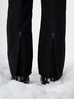 Threadbare Black Padded Ski Trousers