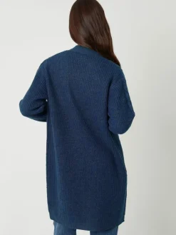 Threadbare Sky Blue Cable Knit Cardigan Discount