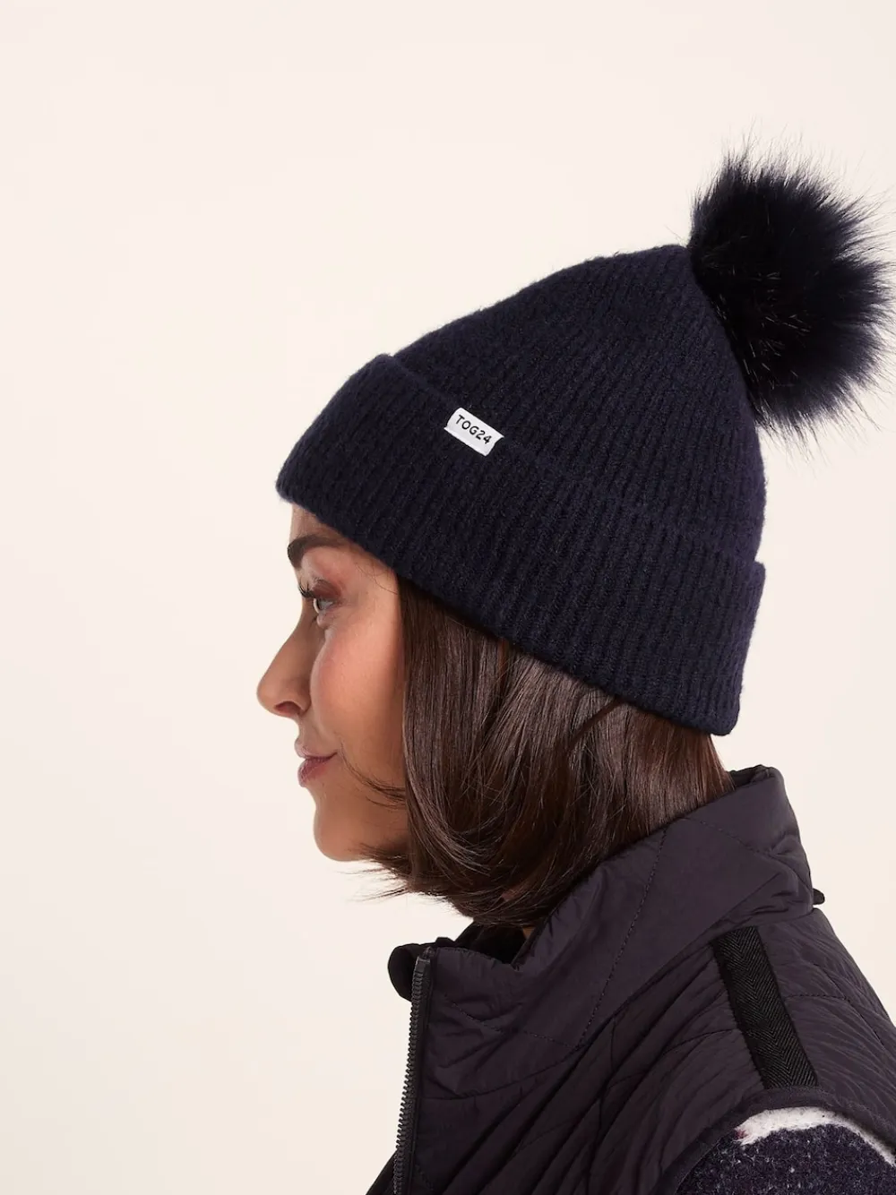 Tog 24 Blue Anya Knitted Hat Outlet