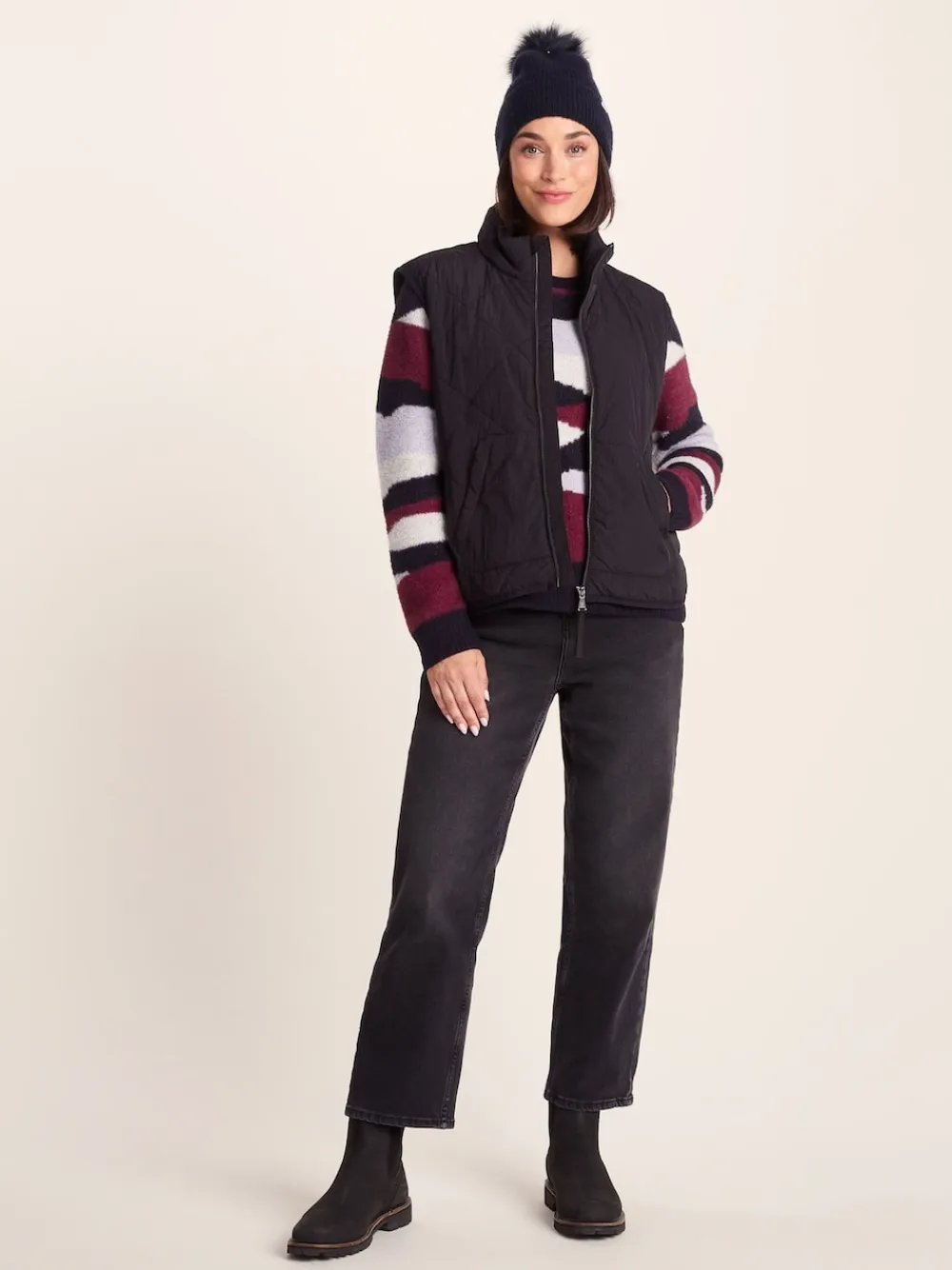 Tog 24 Blue Anya Knitted Hat Outlet