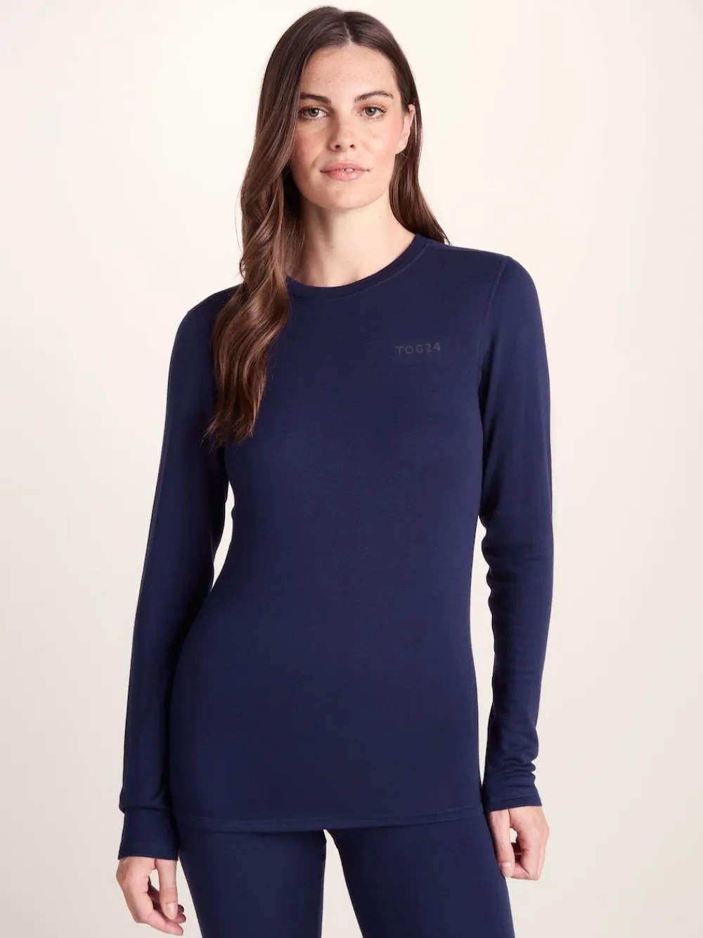 Tog 24 Blue Meru Thermal Crewneck Top
