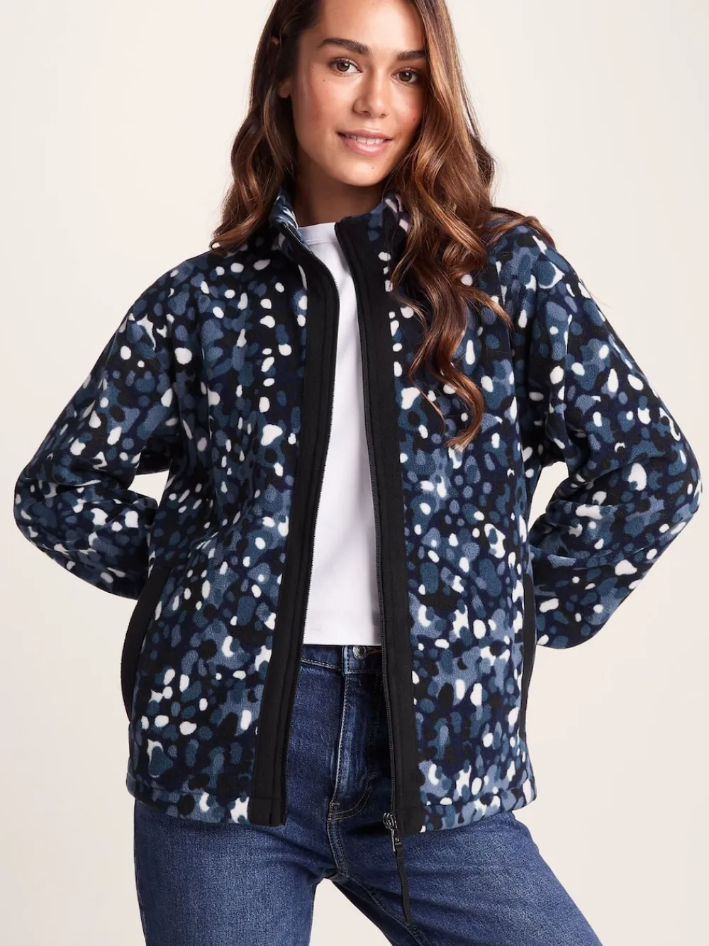 Tog 24 Blue Womens Firan Fleece Jacket Outlet