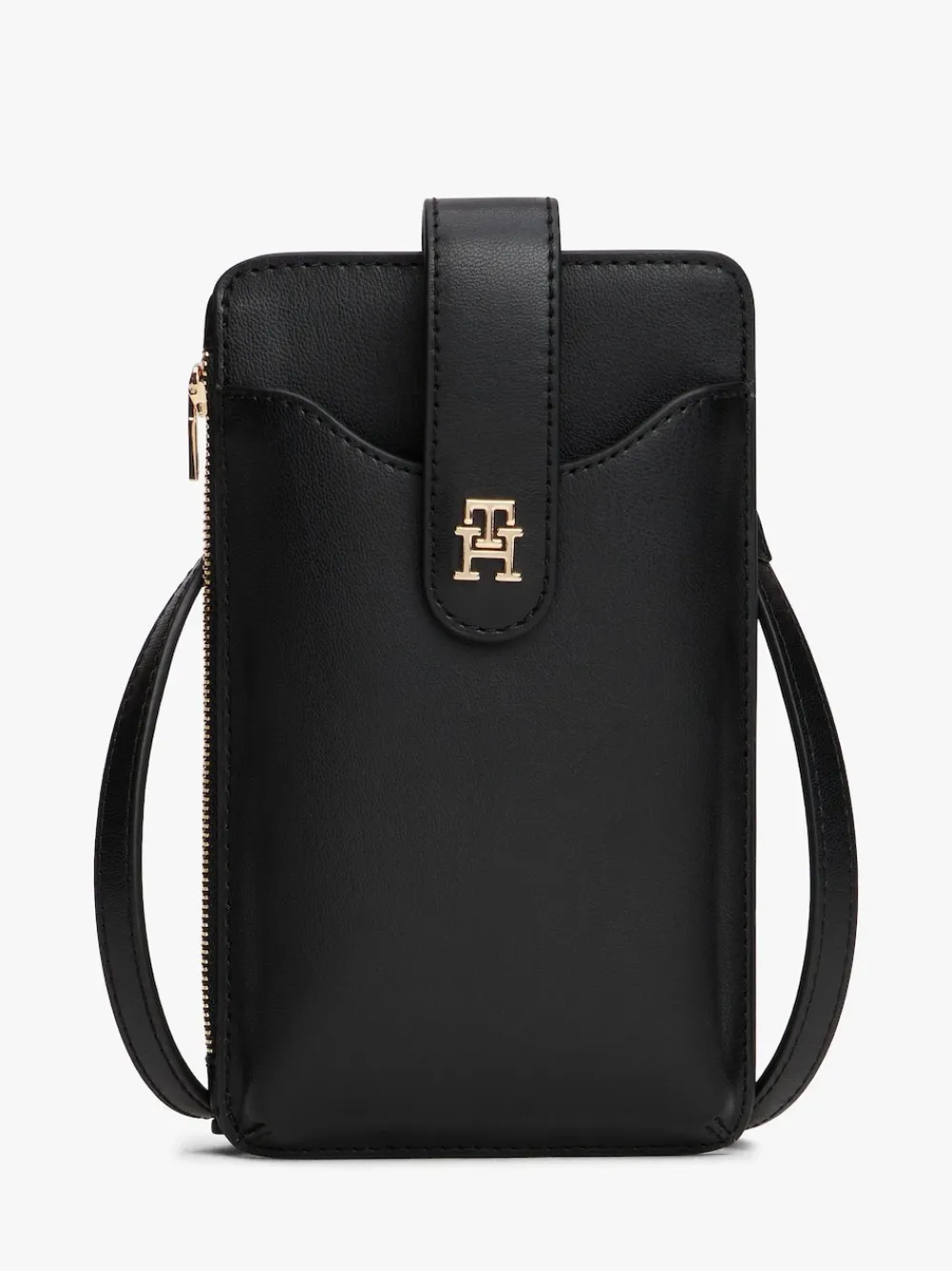 Tommy Hilfiger Hilfiger Icon Monogram Phone Pouch Black New