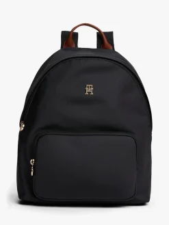 Tommy Hilfiger Black/White Dome Backpack Discount