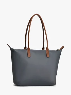 Tommy Hilfiger Monogram Tote Bag Grey New