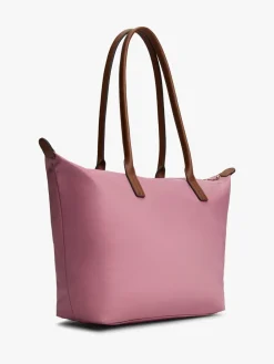 Tommy Hilfiger Monogram Tote Bag Pink Sale