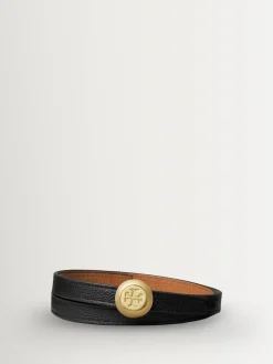 Tory Burch Black Romy Reversible Belt Online