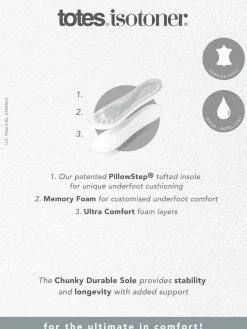 Totes Brown Ladies Isotoner Real Suede Bootie Slippers Sale