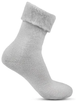 Totes Natural Ladies Brushed Thermal Bed Socks 2 Pack Best