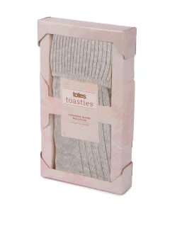 Totes Ladies Cashmere Blend Winter Socks Natural Sale