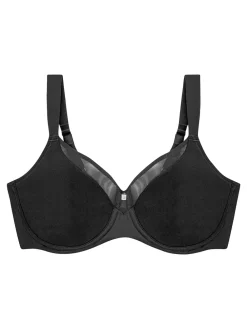 Triumph Wired True Shape Sensation Minimizer Bra Black Clearance