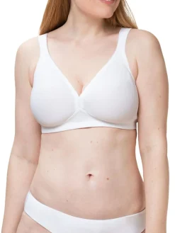Triumph Modern Soft Cotton Non Wired Bra White Hot