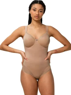 Triumph True Shape Sensation Wired Shaping Bodysuit Nude New