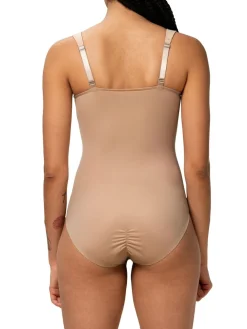 Triumph True Shape Sensation Wired Shaping Bodysuit Nude New