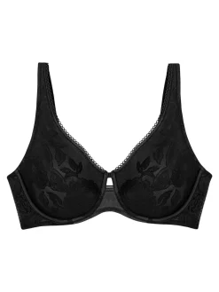 Triumph Wild Sensation Minimiser Bra Black New