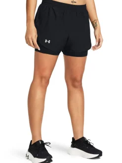 Under Armour Black Fly By 2-in-1 Shorts Discount