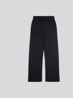 U.S. Polo Assn . Womens Double Horsemen Wide Leg Joggers Black Best