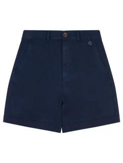 U.S. Polo Assn . Blue Classic Womens Chino Shorts New