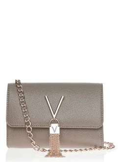 Valentino Bags Cross-Body Divina Tassel Bag Taupe