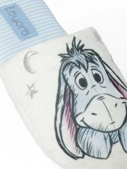 Vanilla Underground White Eeyore Womens Winter Mule Slippers Outlet