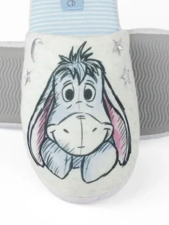 Vanilla Underground White Eeyore Womens Winter Mule Slippers Outlet