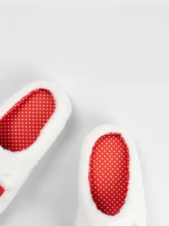 Vanilla Underground White Hello Kitty Character Face Slippers