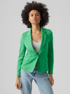 VERO MODA Green Fitted Blazer