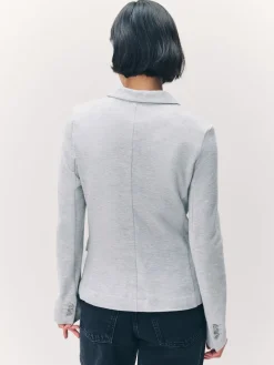 VERO MODA Light Grey Fitted Blazer Outlet
