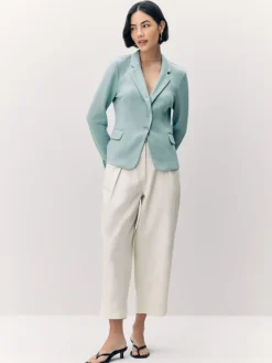 VERO MODA Light Teal Fitted Blazer Hot