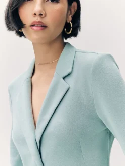 VERO MODA Light Teal Fitted Blazer Hot