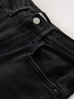 Next Mom Comfort Stretch Column Jeans Washed Black Sale