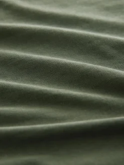 Next Jersey Sarong Tie T-Shirt Dress Washed Khaki Green Discount