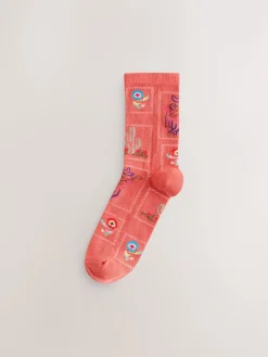 Next Western Neutral Textured Ankle Socks 3 Pack Discount