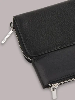 Whistles Black Bibi Zip Purse Outlet