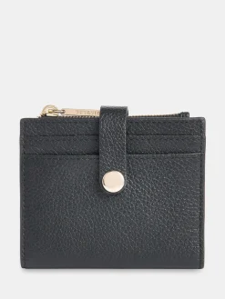 Whistles Black Danni Tab Detail Compact Purse Clearance