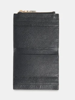 Whistles Black Danni Tab Detail Compact Purse Clearance