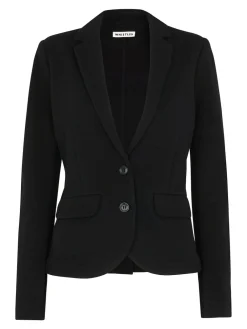 Whistles Black Slim Jersey Jacket Hot