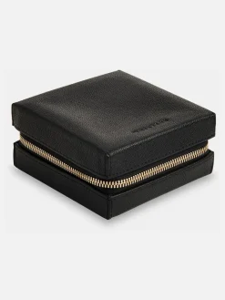 Whistles Black Soft Jewellery Box New
