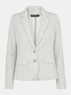 Whistles Grey Slim Jersey Jacket Hot