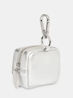 Whistles Silver Bibi Keyring Purse Sale
