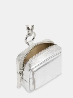 Whistles Silver Bibi Keyring Purse Sale