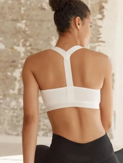 Next Active Sports Low Impact Ultimate Comfort Crop Top White Best