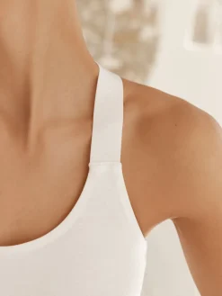 Next Active Sports Low Impact Ultimate Comfort Crop Top White Best