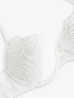Next A-DD Push Up Padded Balcony Bra White
