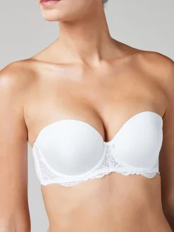 Next A-DD Triple Boost Push-Up Strapless Bra White