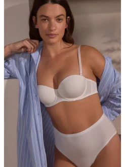 Next A-E Push Up Strapless Multiway Bra White Best