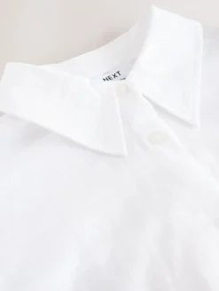 Next White Beach Cover-Up Shirt New