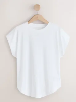 Next Cap Sleeve TENCEL™ Modal Blend T-Shirt White Hot