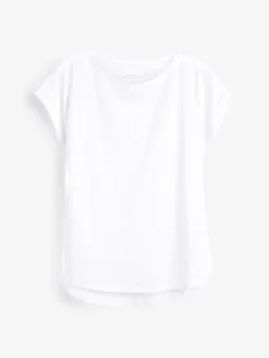 Next White Cap Sleeve T-Shirt Clearance